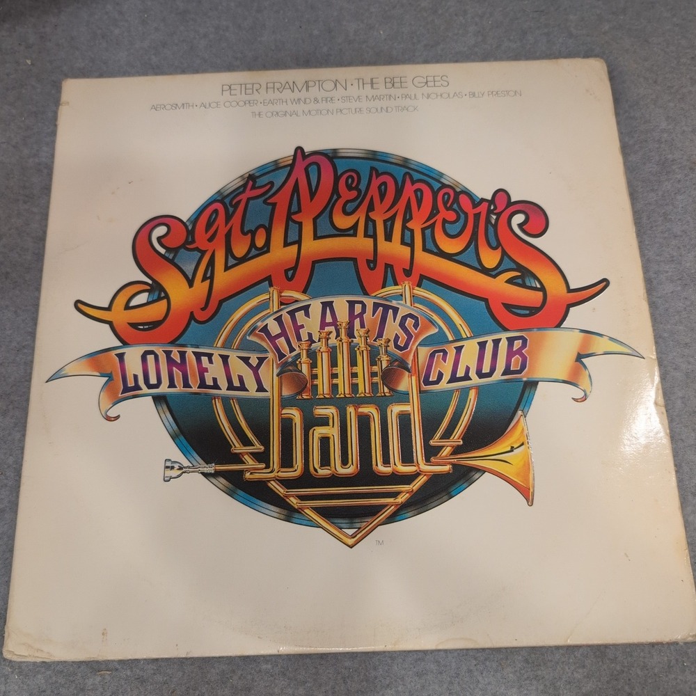 Sgt Peppers Lonely Hearts Club Band Movie Soundtrack 2LP Peter Frampton Bee Gees - Picture 1 of 9